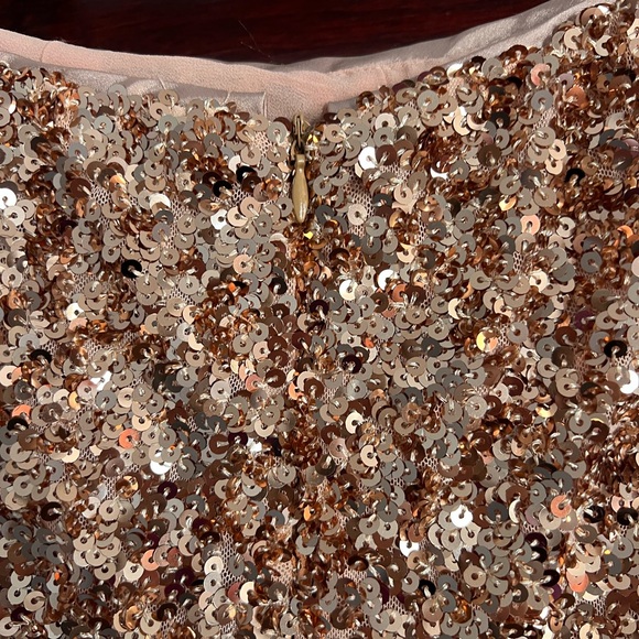 NWT bohme Shorts Gold Sequins size 6 - Picture 6 of 7